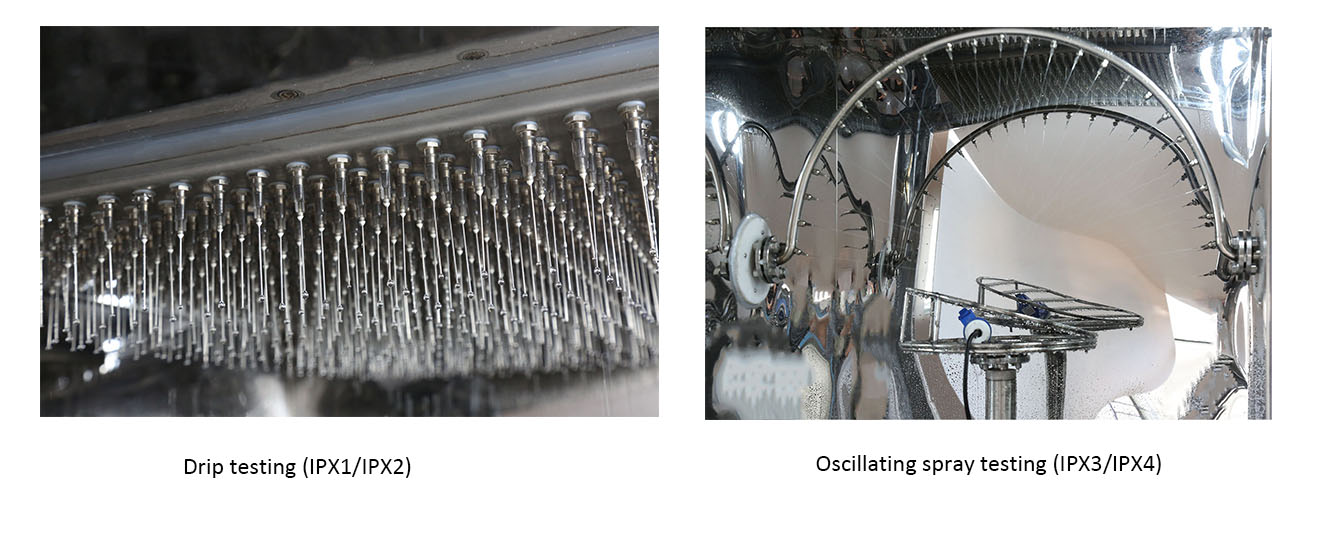 IPX1 IPX2 IPX3 IPX4 Water Spray Test Chamber Phòng thử nghiệm phun nước IPX1 IPX2 IPX3 IPX4