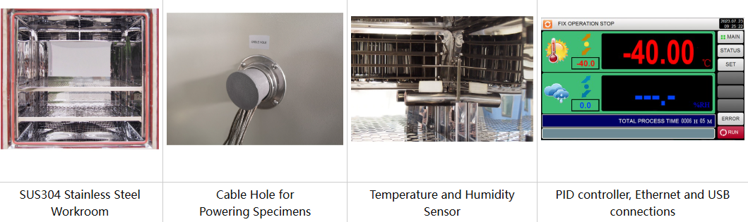 Portable Cold Heat Controlled Temperature Humidity Test Chamber Portable Cold Heat Controlled Temperature Humidity Test Chamber