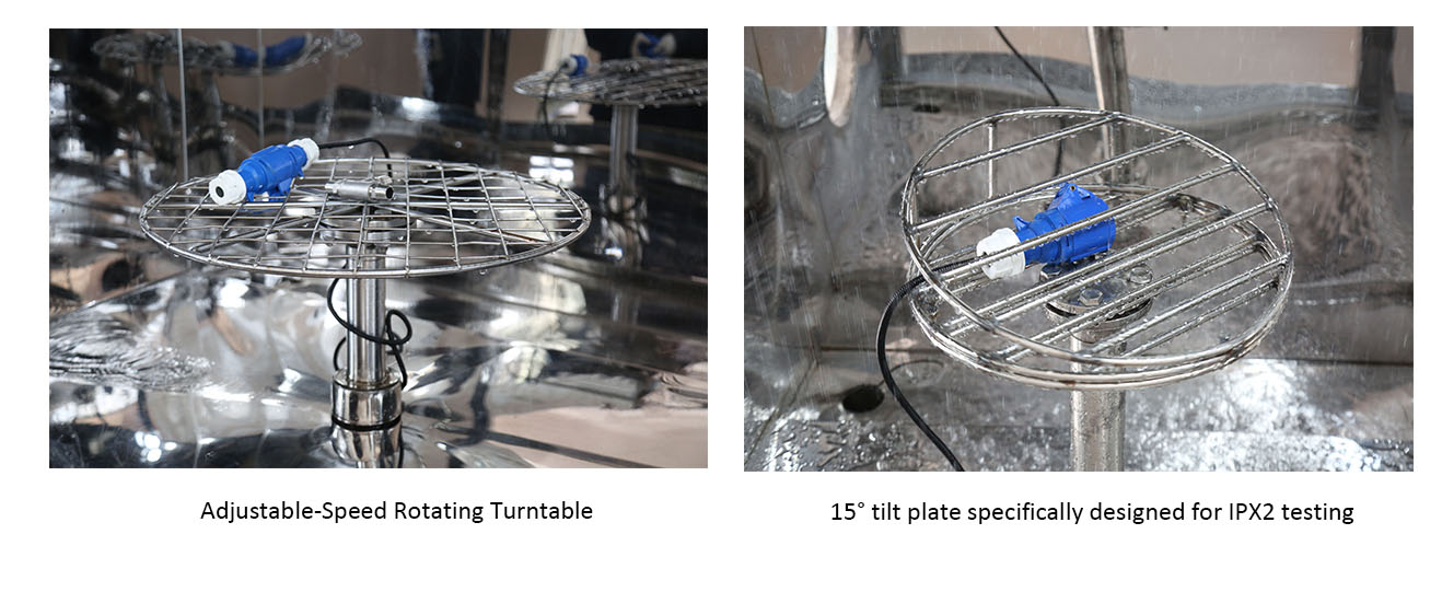 IPX1 IPX2 IPX3 IPX4 Water Spray Test Chamber Phòng thử nghiệm phun nước IPX1 IPX2 IPX3 IPX4