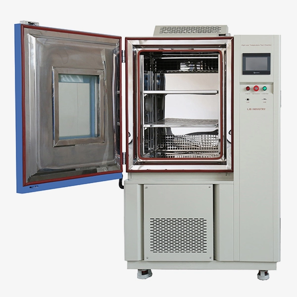 Automotive electronics tested inside a damp heat simulation environment