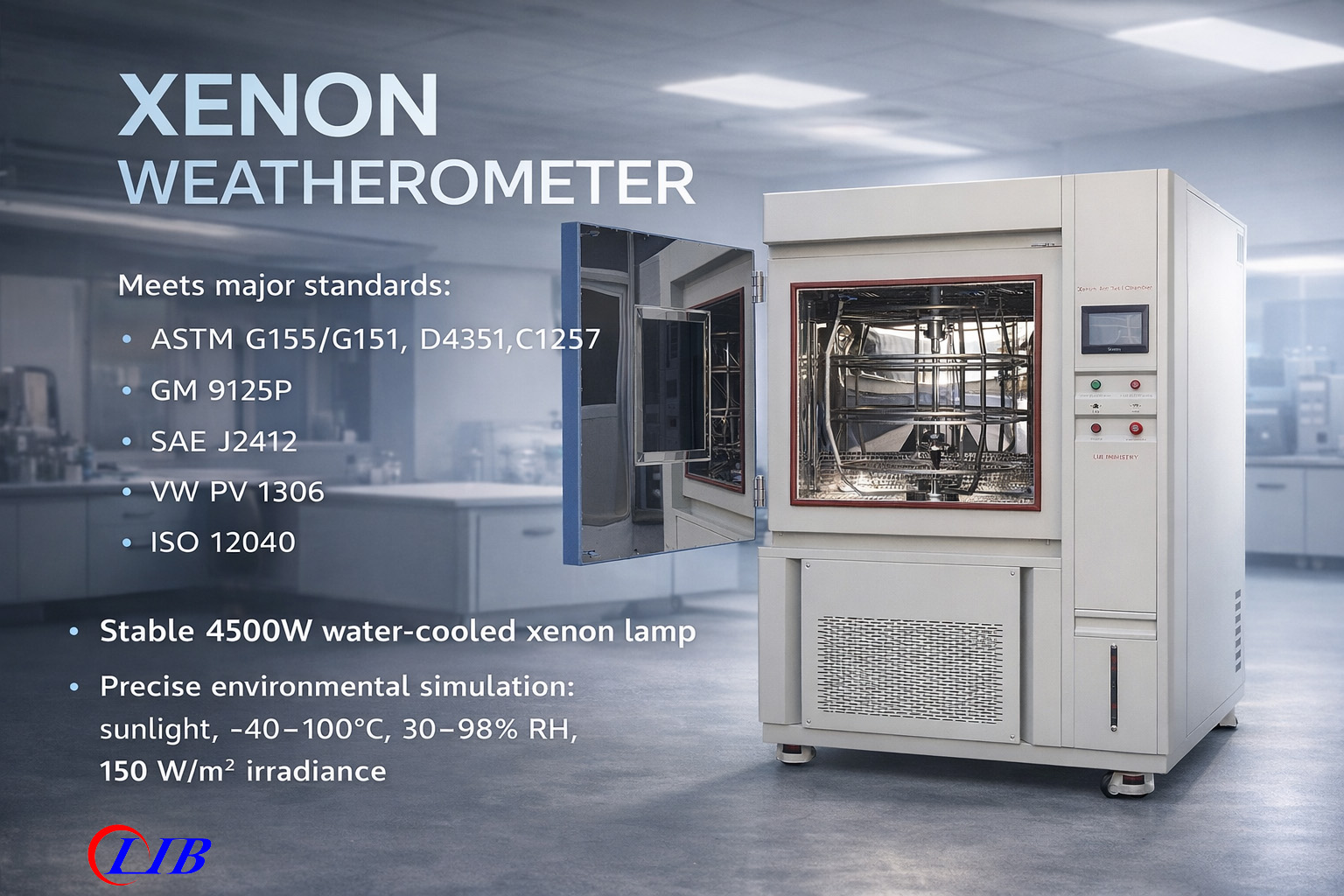 Xenon Accelerated Weathering Test Chamber