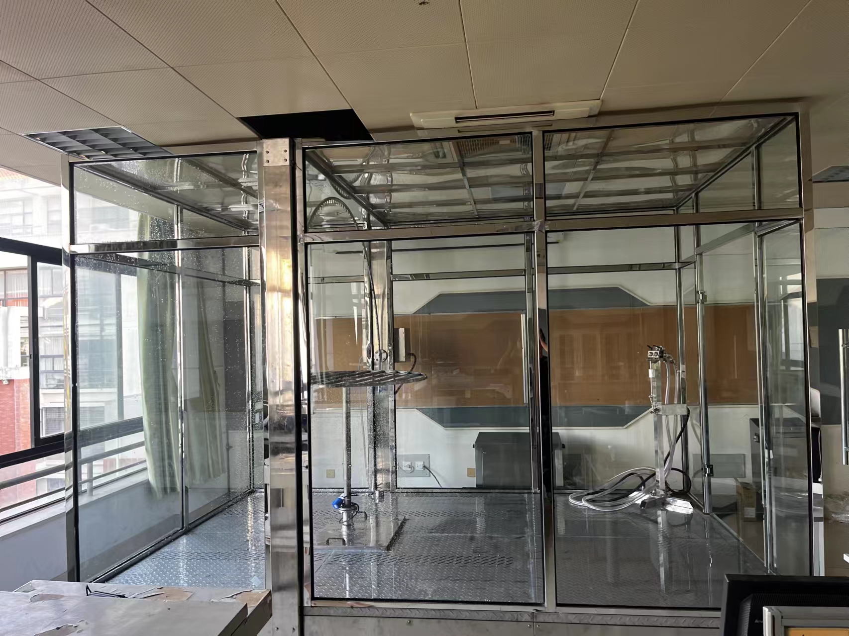 IPX1 IPX2 IPX3 IPX4 Water Spray Test Chamber